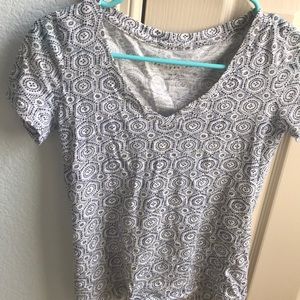 blue and white prince and fox t-shirt